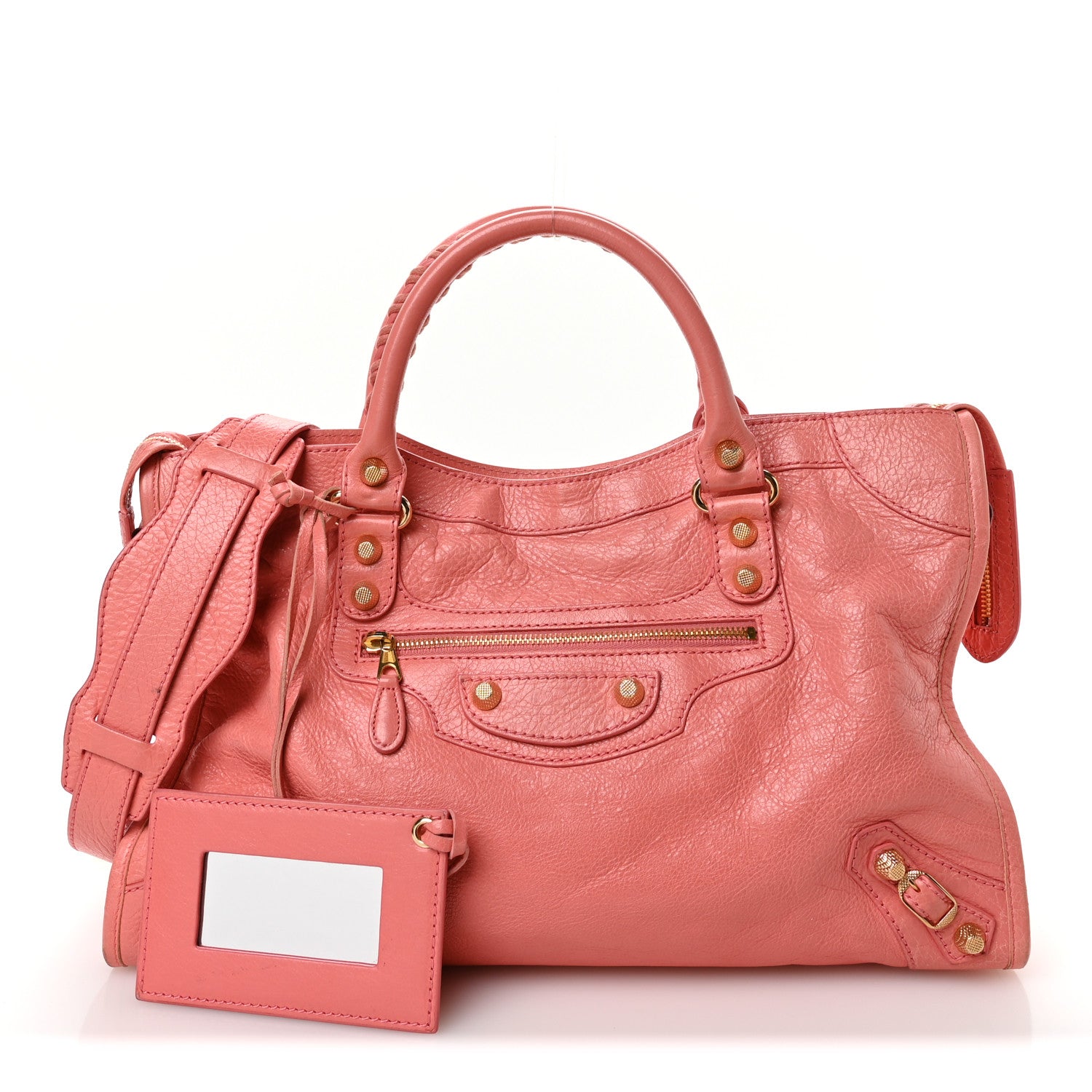 Balenciaga Agneau Giant 12 Gold Hardware Mini City Rose Azalee Rose Jaipur 3 of 12