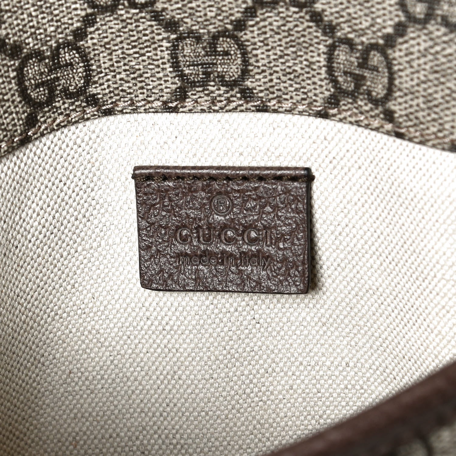 Gucci GG Supreme Monogram Neo Vintage Web Belt Bag Brown 6 of 11
