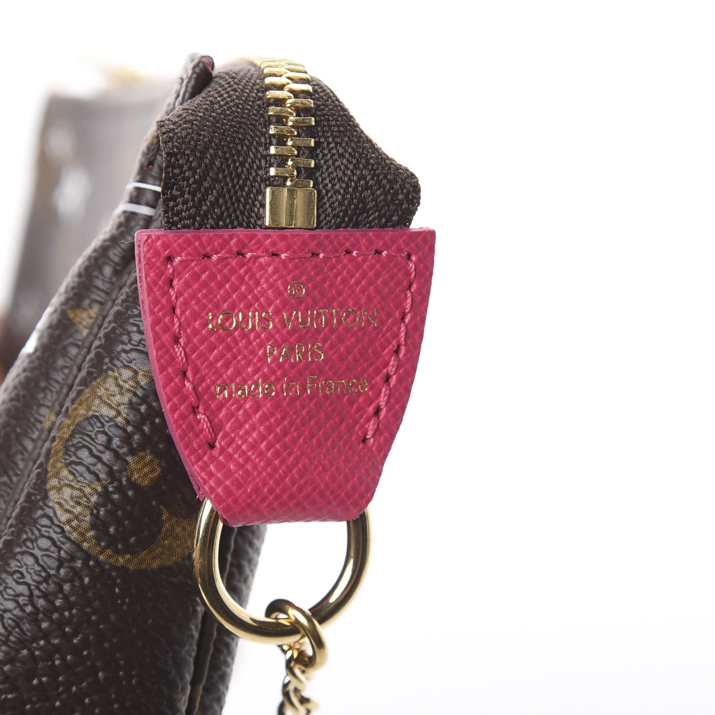 Monogram 2019 Christmas Animation Mini Courchevel Pochette Accessories Fuchsia