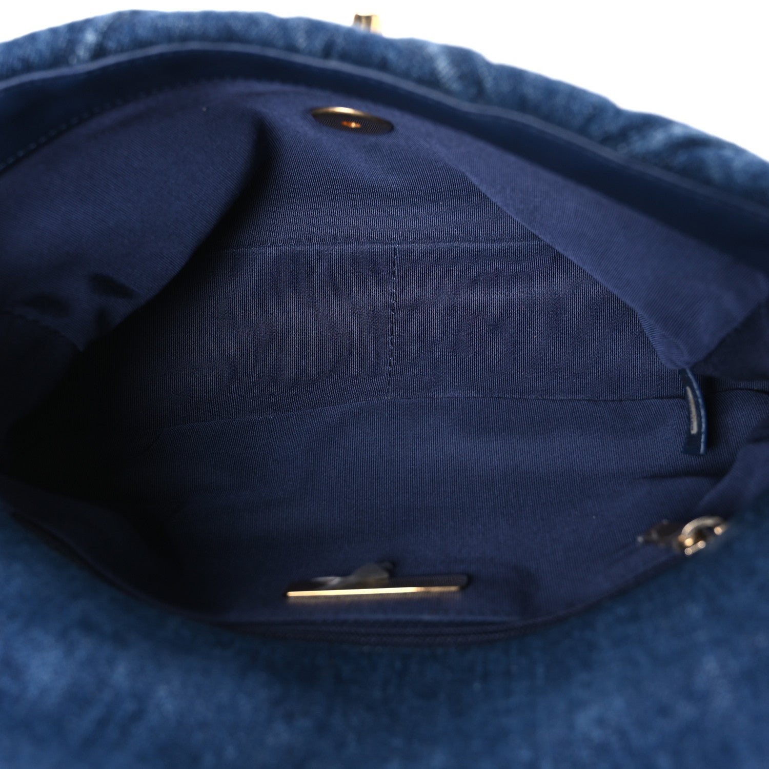 Chanel Denim Quilted Medium Chanel 19 Flap Blue 5 of 10