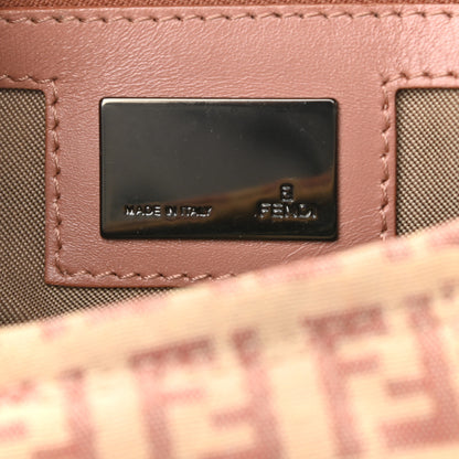 Fendi Zucchino Vitello Hobo Beige Bruciato Bois de Rose 6 of 12