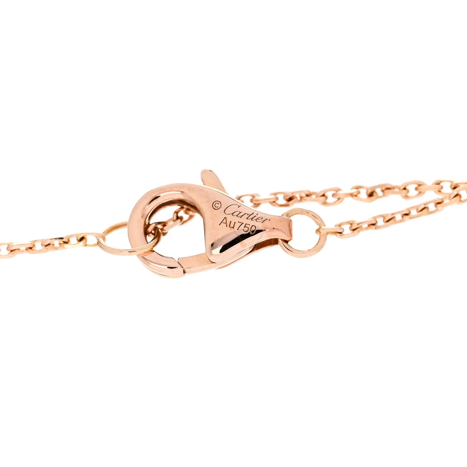 Cartier 18K Pink Yellow White Gold Trinity Bracelet 3 of 3