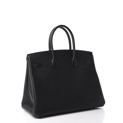 Hermes Epsom Birkin 35 Black 2 of 16