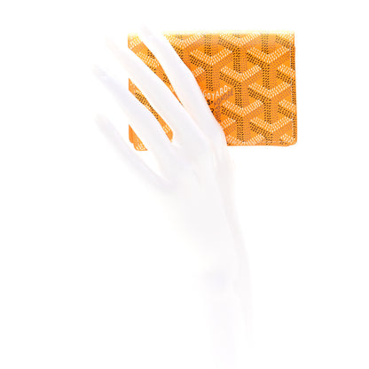 Goyard Goyardine Business Card Holder Yellow 2 of 9