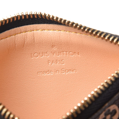 Louis Vuitton Monogram Multicolor Key Pouch Black 7 of 9