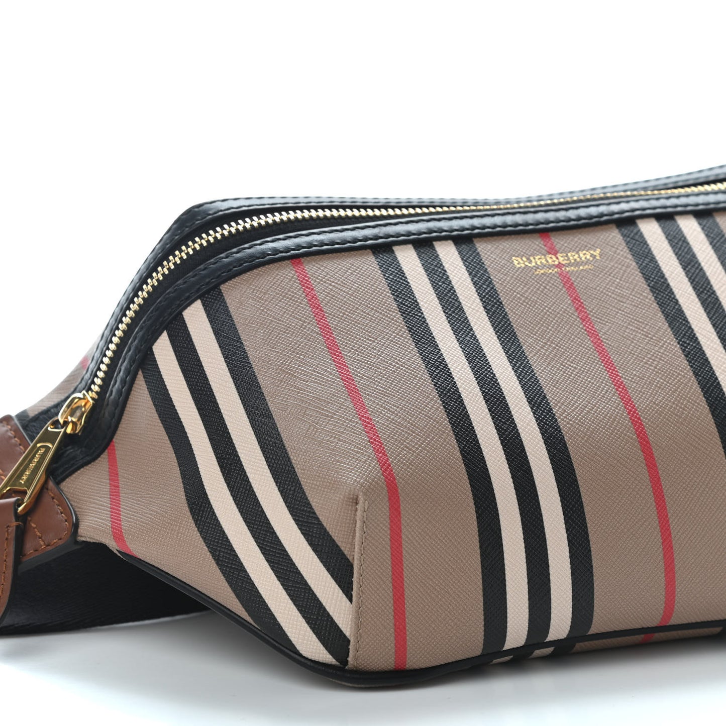 E-Canvas Icon Stripe Sonny Bum Bag Archive Beige