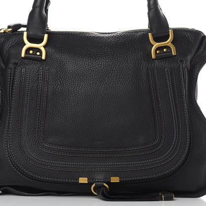 Chloe Calfskin Large Marcie Satchel Black 8 of 12