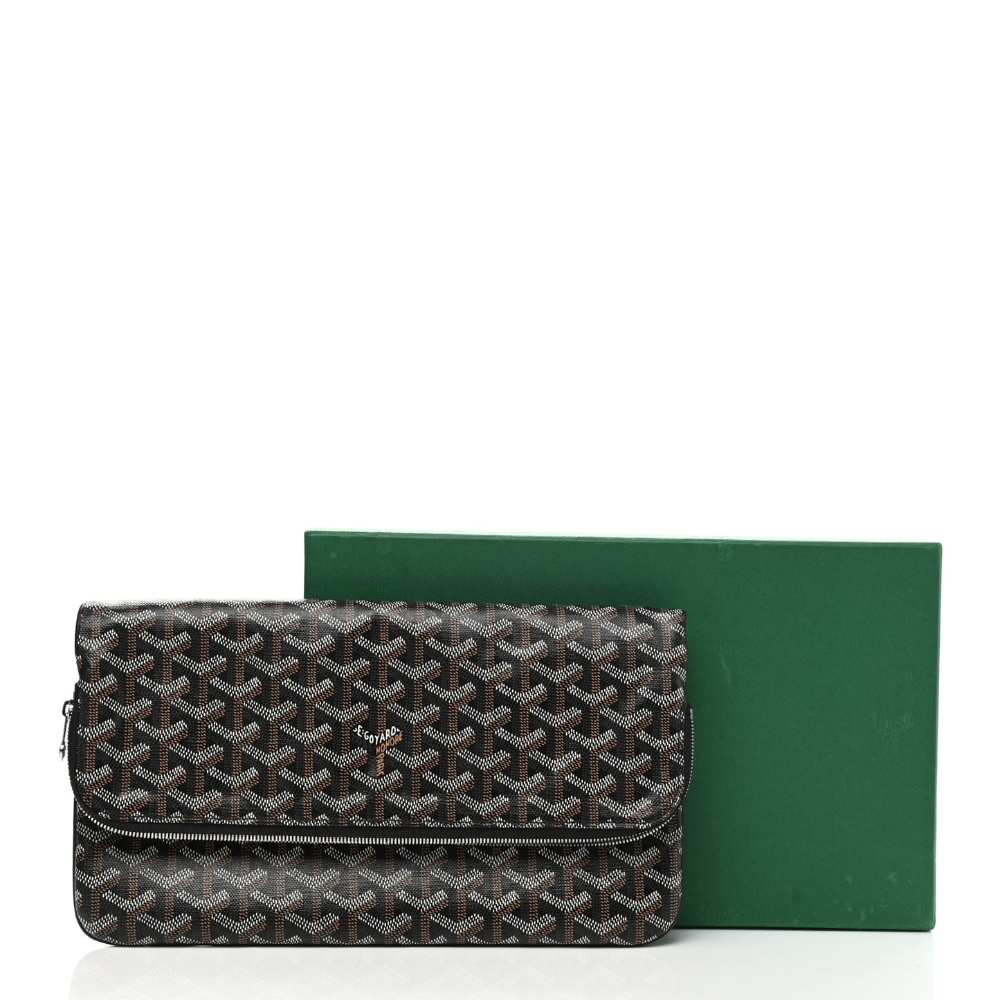 Goyardine Sainte Marie Soft Clutch Black