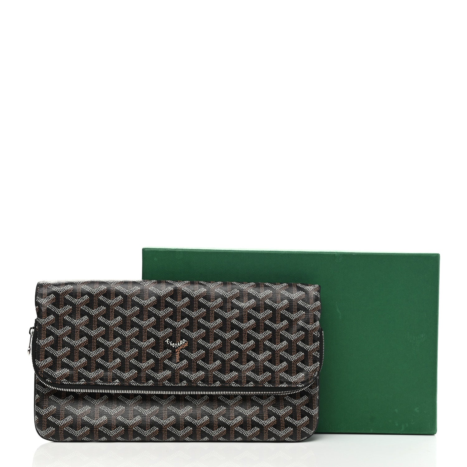 Goyard Goyardine Sainte Marie Soft Clutch Black 8 of 8