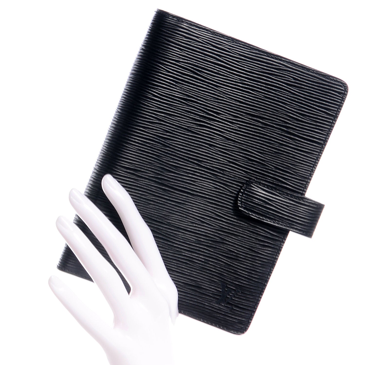 Louis Vuitton Epi Medium Ring Agenda Black 3 of 8