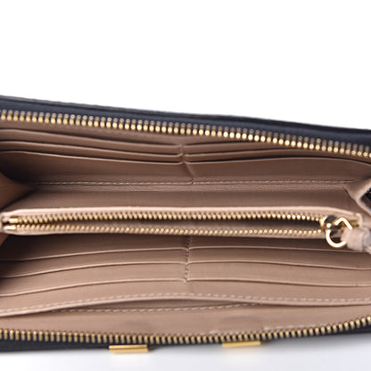 Chloe Grained Calfskin Marcie Long Zip Around Wallet Black 5 of 8