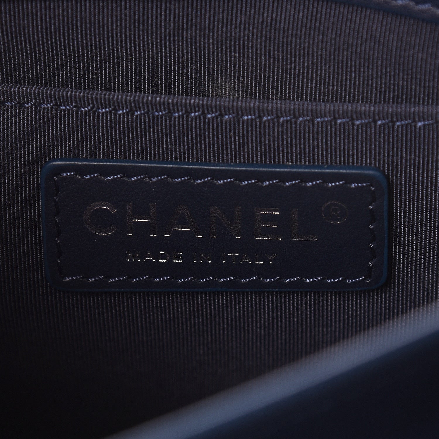 Chanel Goatskin Quilted Small CC Box Flap Navy 6 of 13