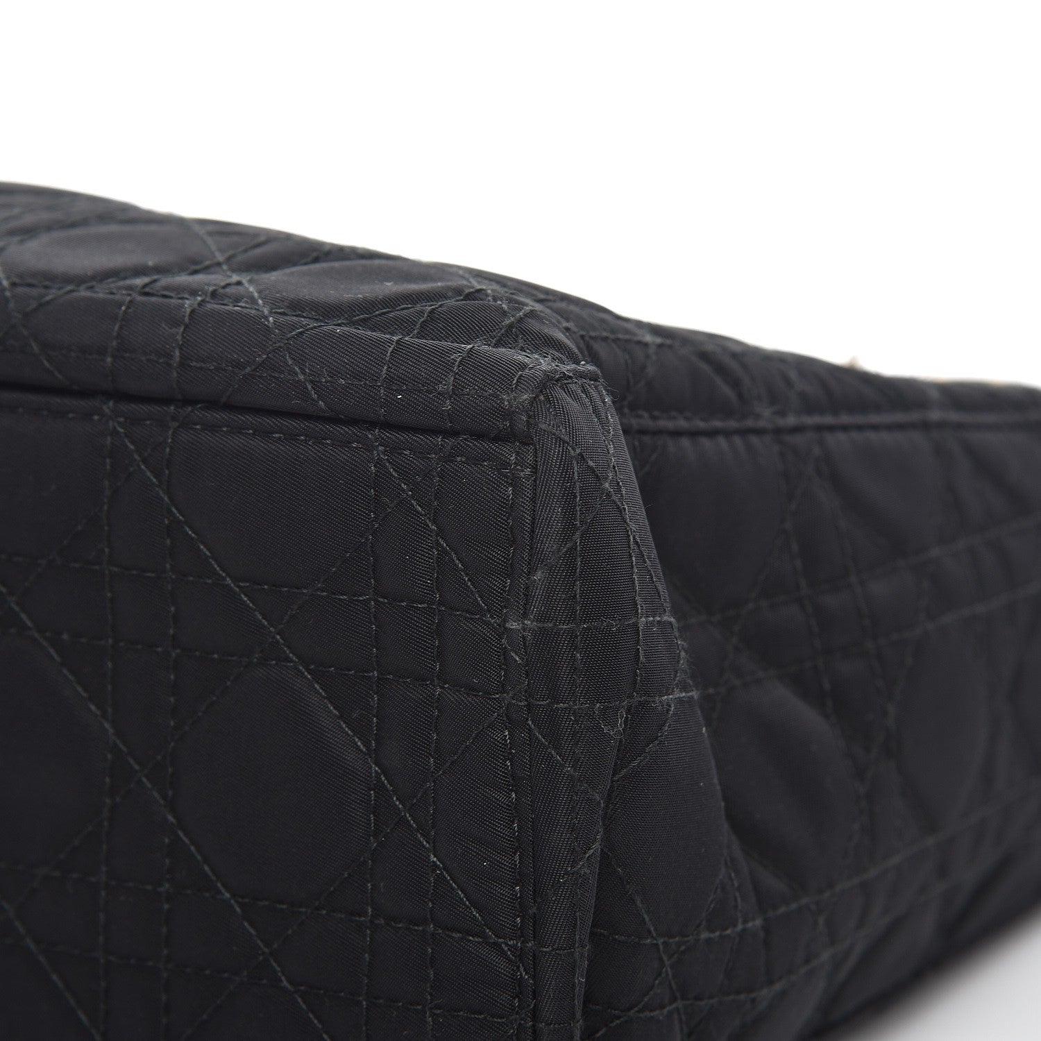 Christian Dior Nylon Cannage Large Lady Dior Black 10 of 12