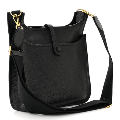 Hermes Taurillon Clemence Evelyne III PM Black 3 of 11