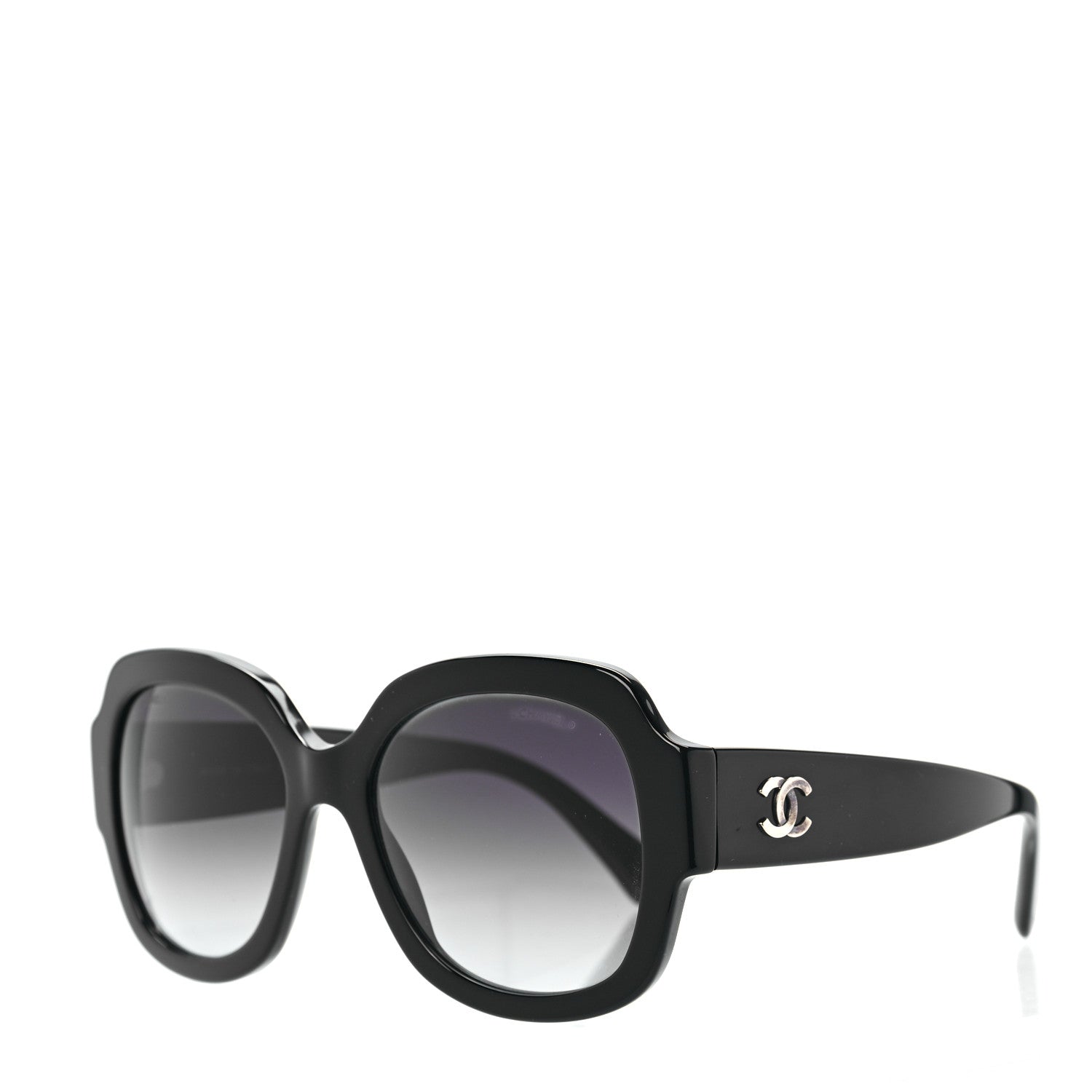 Chanel Acetate CC Sunglasses 5373 Black 1 of 7