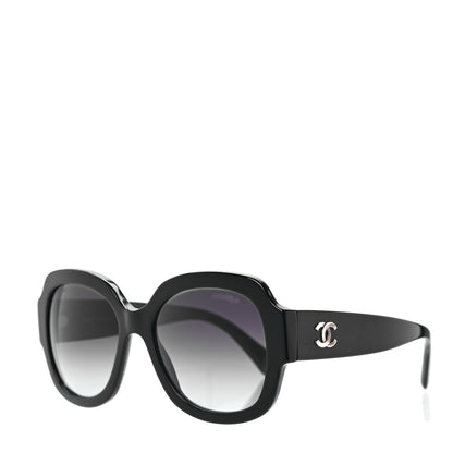 Chanel Acetate CC Sunglasses 5373 Black 1 of 7