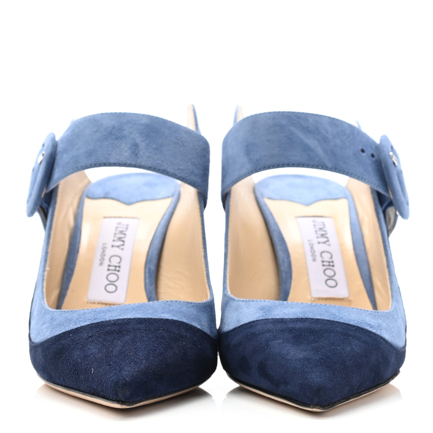 Suede Hendrix 85 Mule Pumps 36.5 Stone Blue