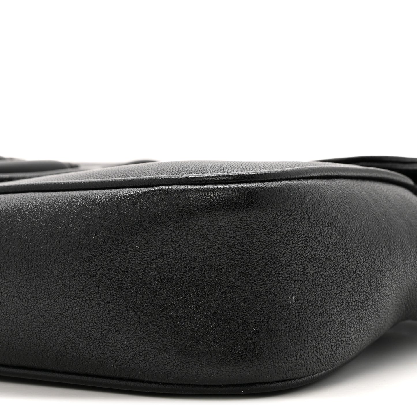 Goatskin Small GG Monochrome Aphrodite Shoulder Bag Black