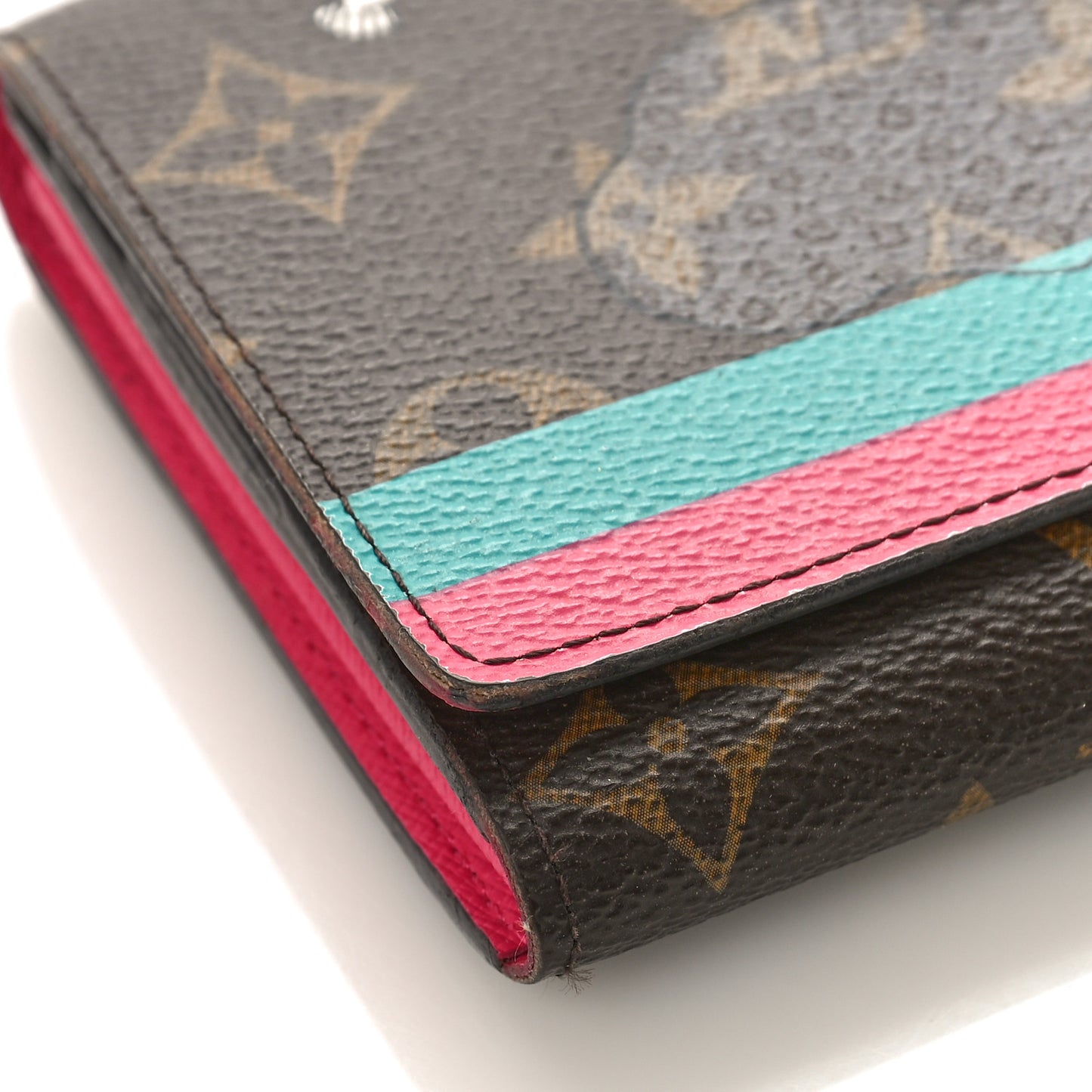 Monogram 2015 Christmas Animation Sarah Wallet Hibiscus