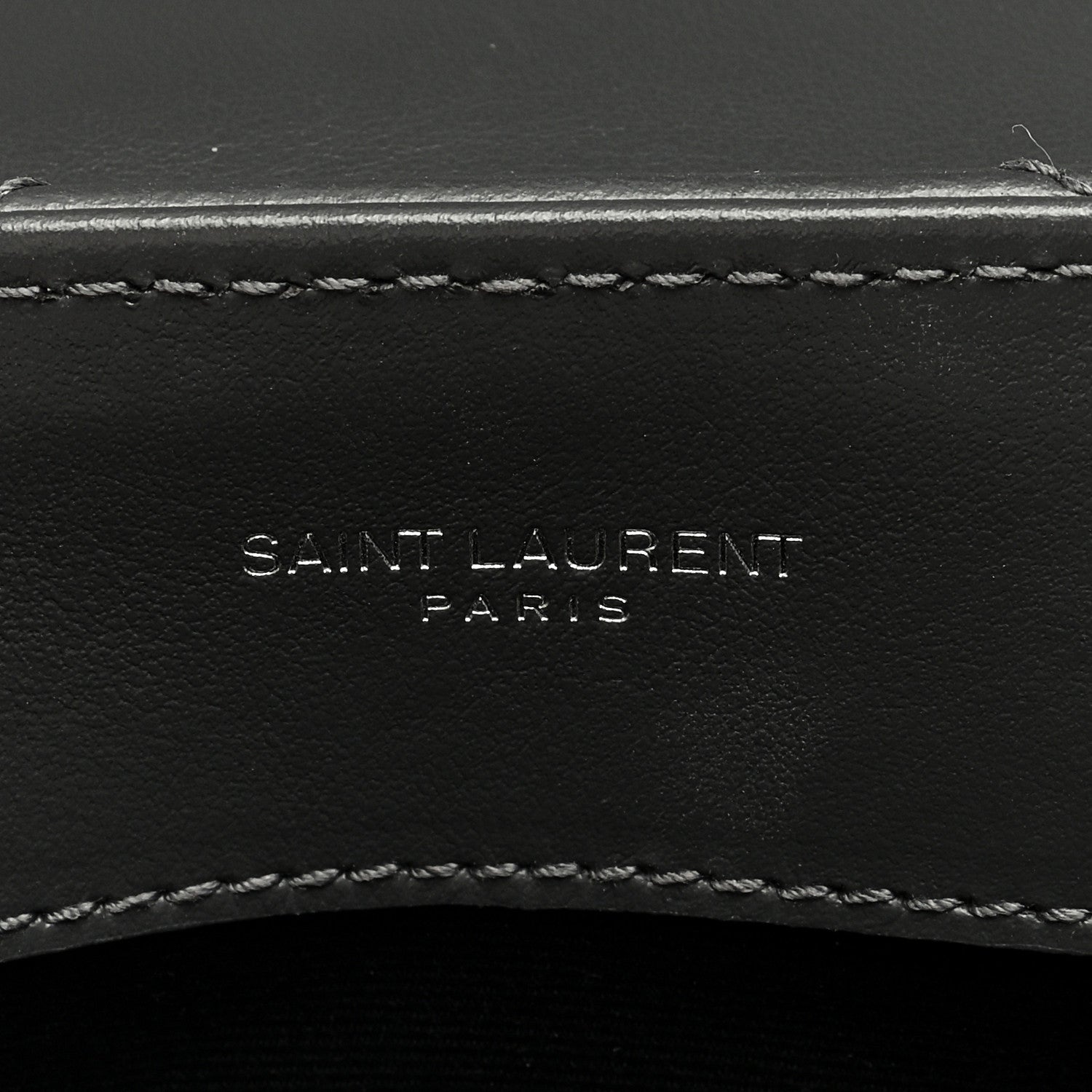 Saint Laurent Calfskin Y Quilted Monogram Small Loulou Chain Satchel Storm 6 of 8