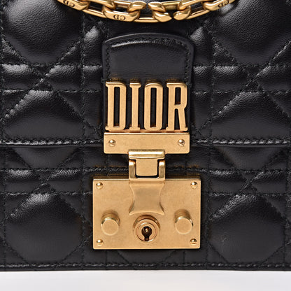 Christian Dior Lambskin Cannage Small Dioraddict Flap Bag Black 17 of 17