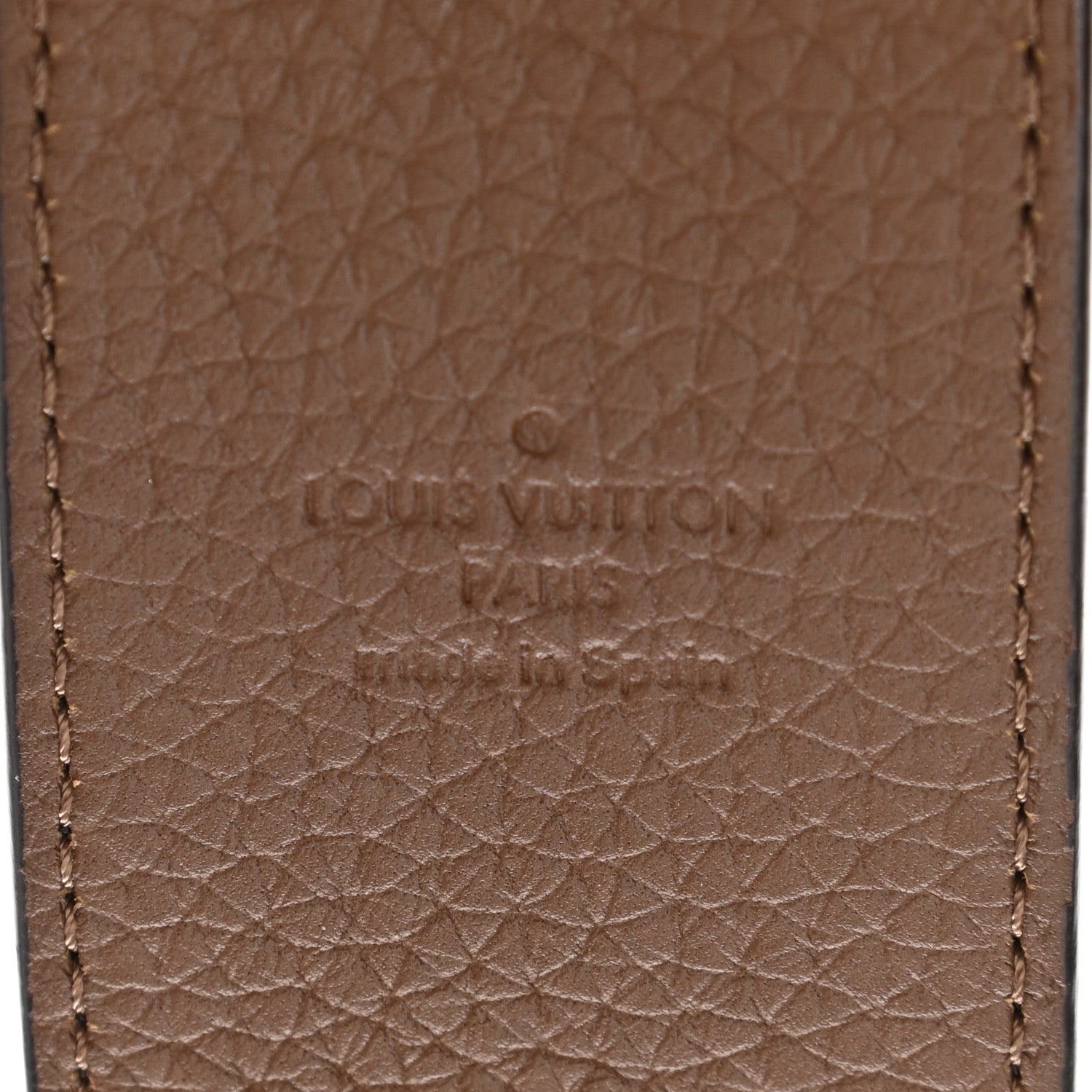 Louis Vuitton Taurillon Bandouliere Reversible Shoulder Strap Marron 4 of 5