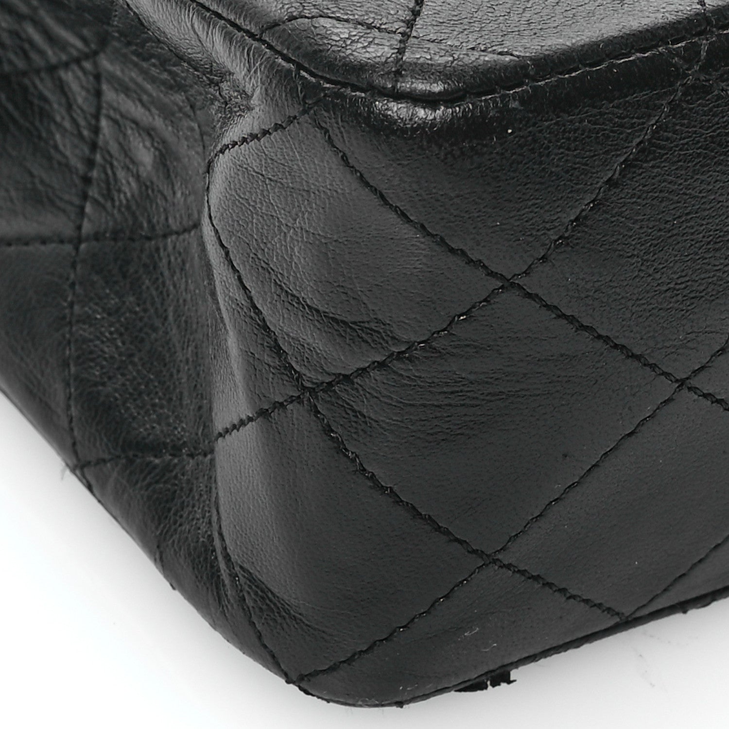 Chanel Lambskin Quilted Medium Double Flap Black 9 of 12