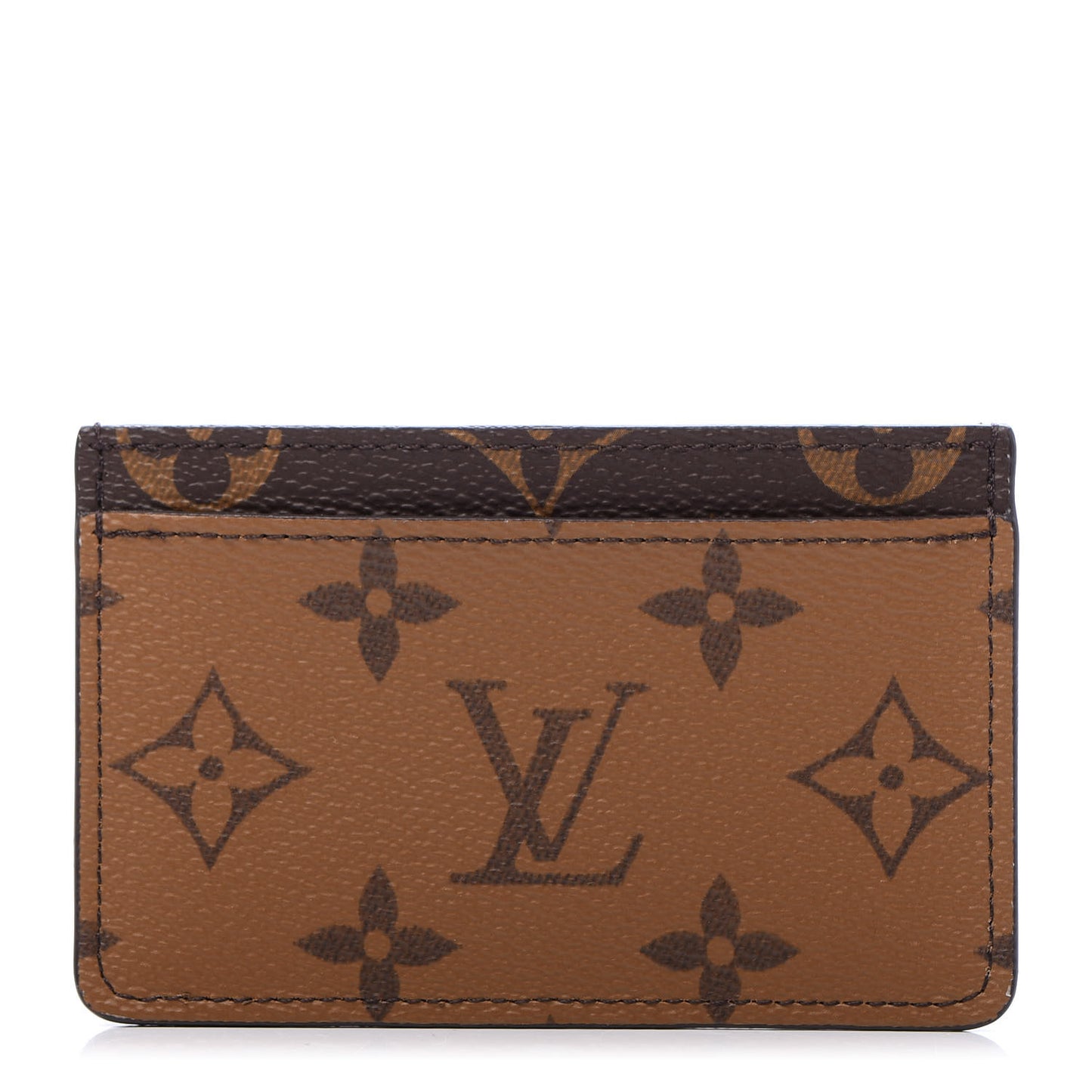 Reverse Monogram Card Holder