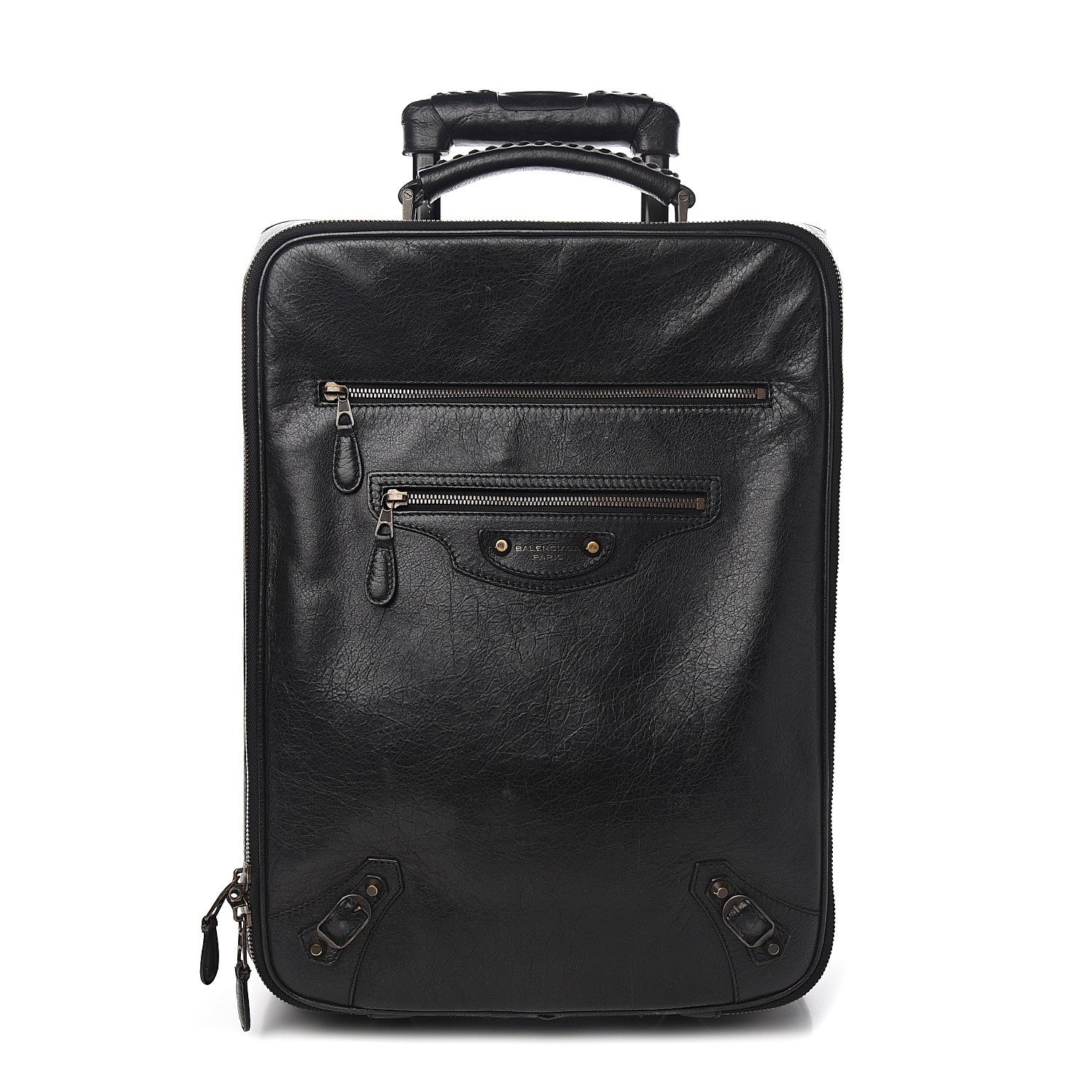 Balenciaga Agneau Classic Hardware Voyage Carry On Trolley Black 1 of 10