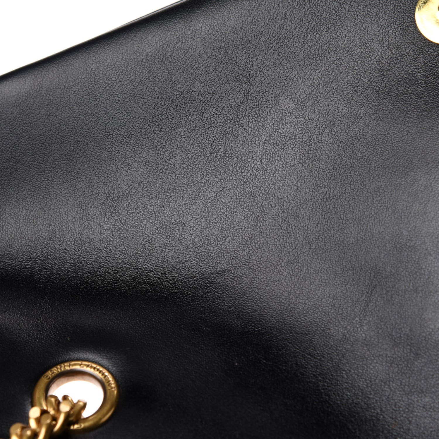 Saint Laurent Calfskin Y Quilted Monogram Medium Loulou Chain Satchel Black 11 of 15