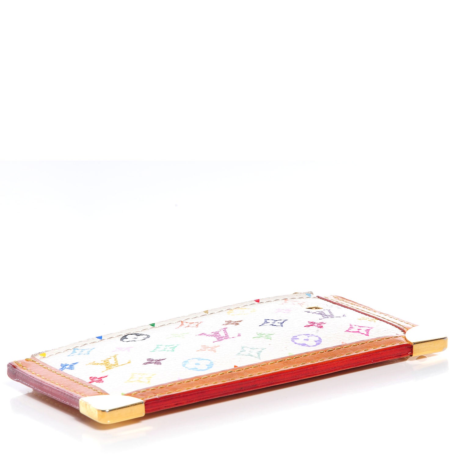 Louis Vuitton Monogram Multicolor Key Pouch White 4 of 8