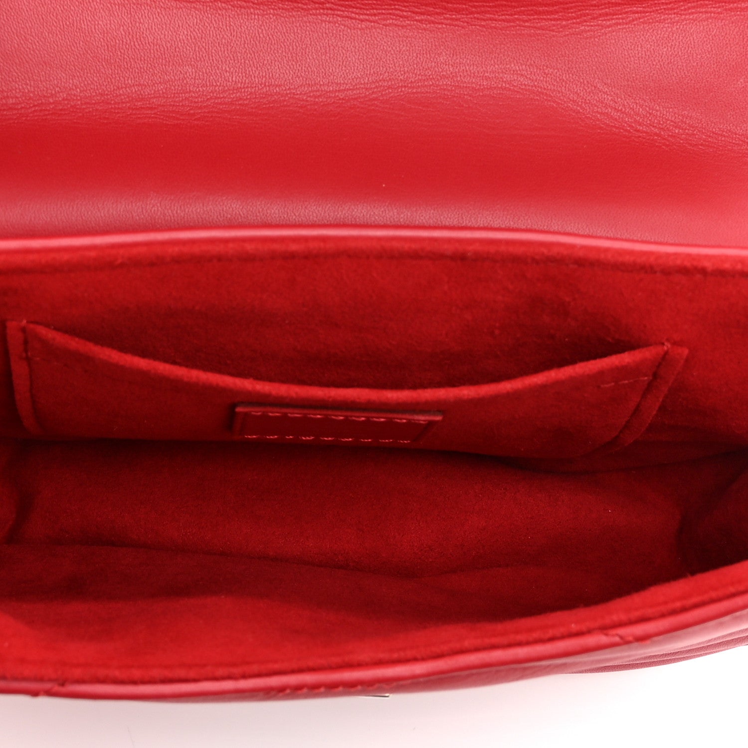 Louis Vuitton Calfskin New Wave Chain PM Scarlet 5 of 10