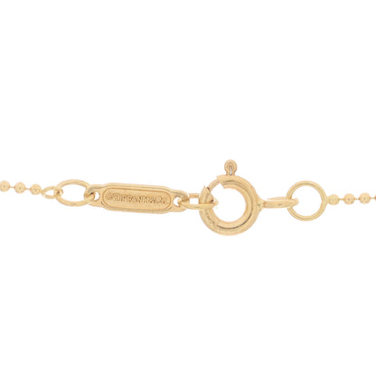 Tiffany 18K Yellow Gold Knot Key Pendant Necklace 4 of 6