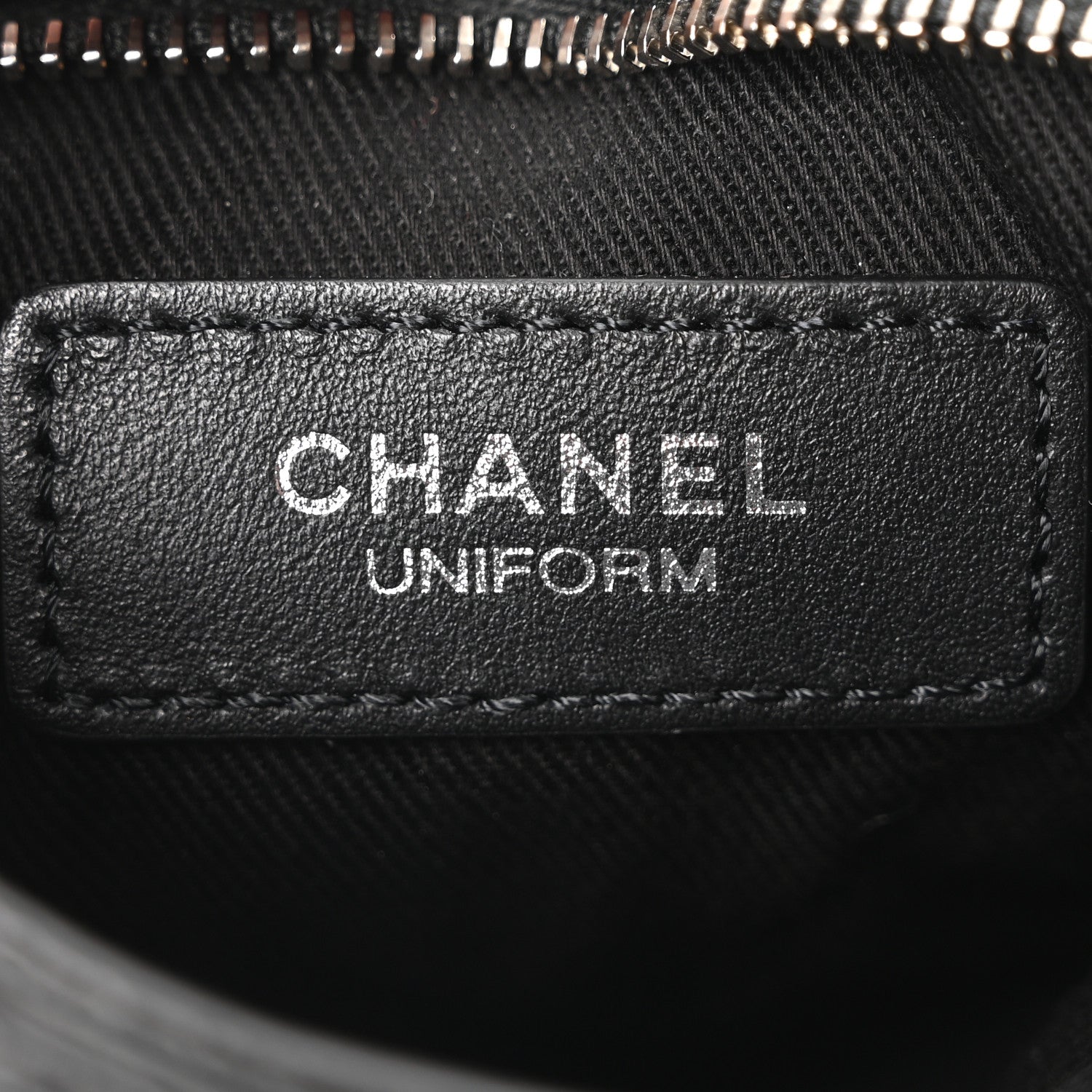 Chanel Calfskin Quilted Crossbody Bag Black 6 of 10
