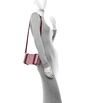 Christian Dior X RIMOWA Aluminum Personal Clutch On Strap Rose 2 of 12