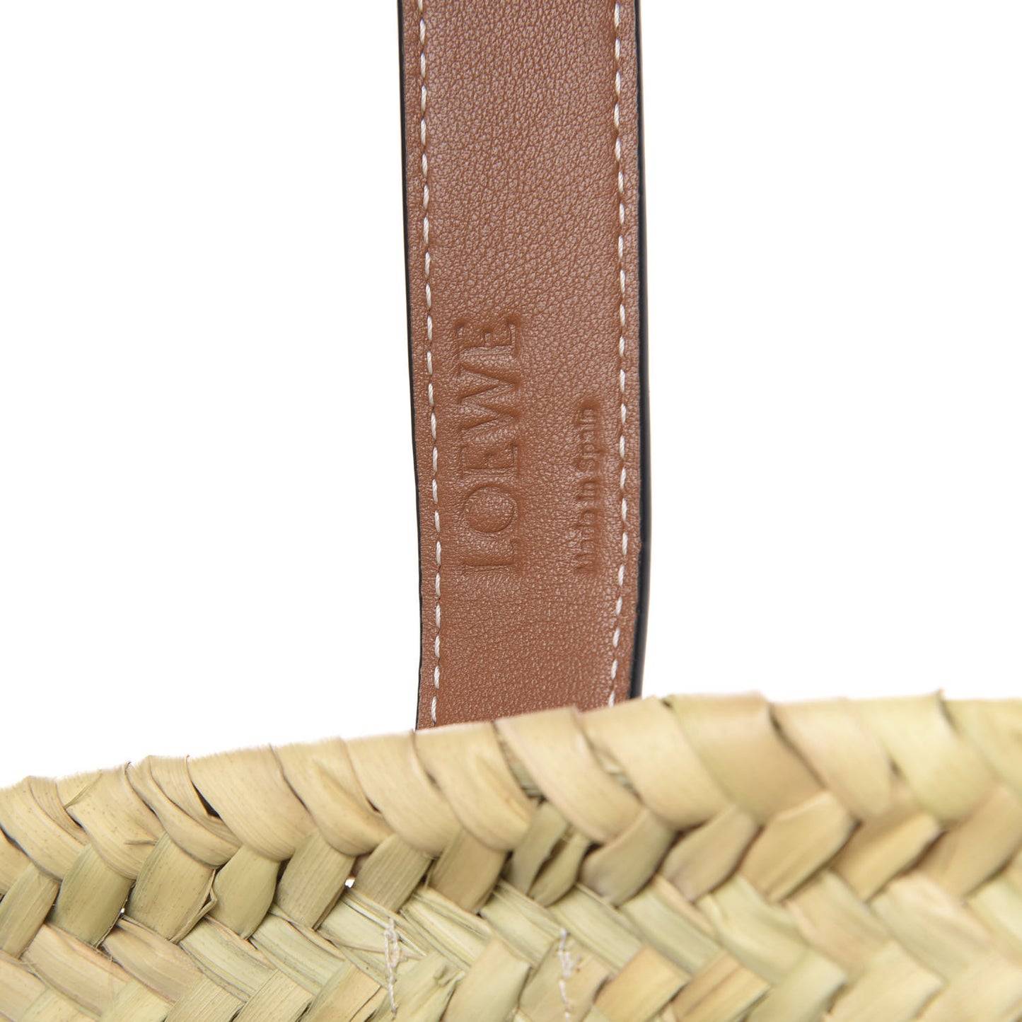 Raffia Basket Tote Bag Natural Tan