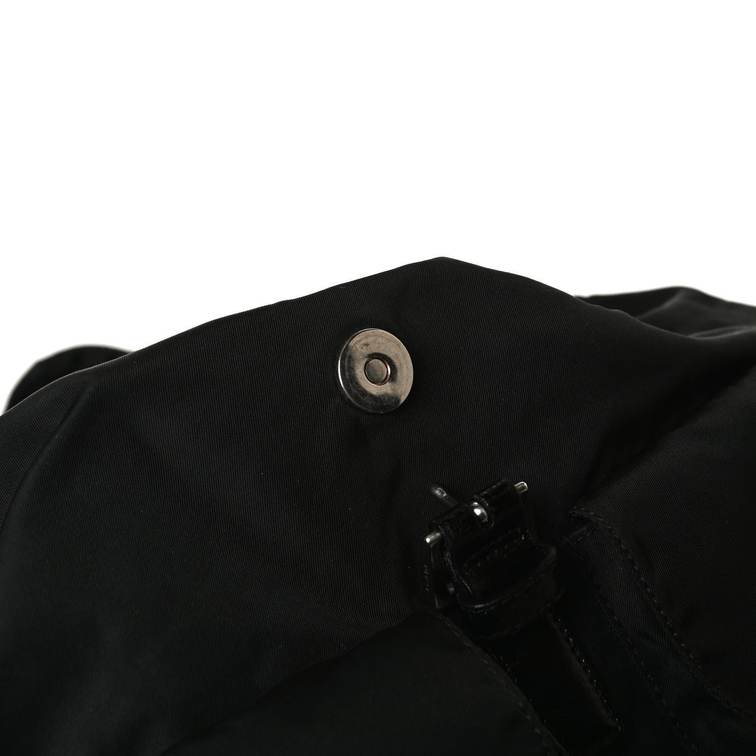 Prada Tessuto Nylon Saffiano Medium Backpack Black 17 of 17
