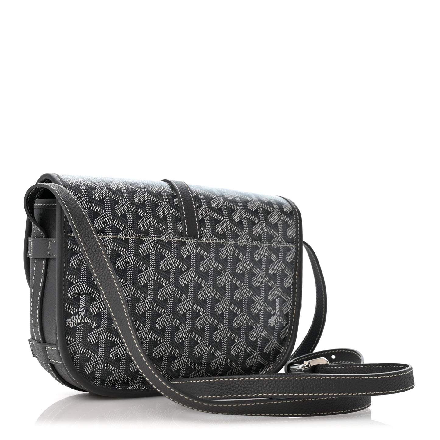 Goyardine Belvedere II PM Messenger Bag Gray