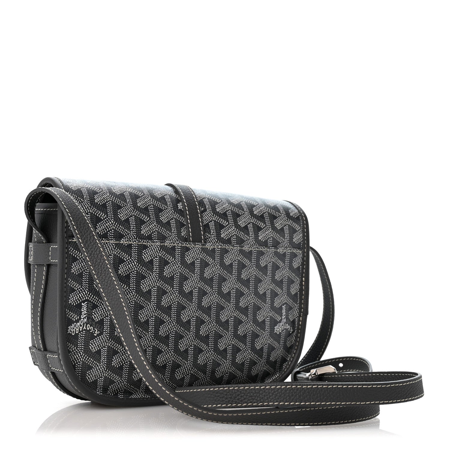 Goyard Goyardine Belvedere II PM Messenger Bag Gray 2 of 8