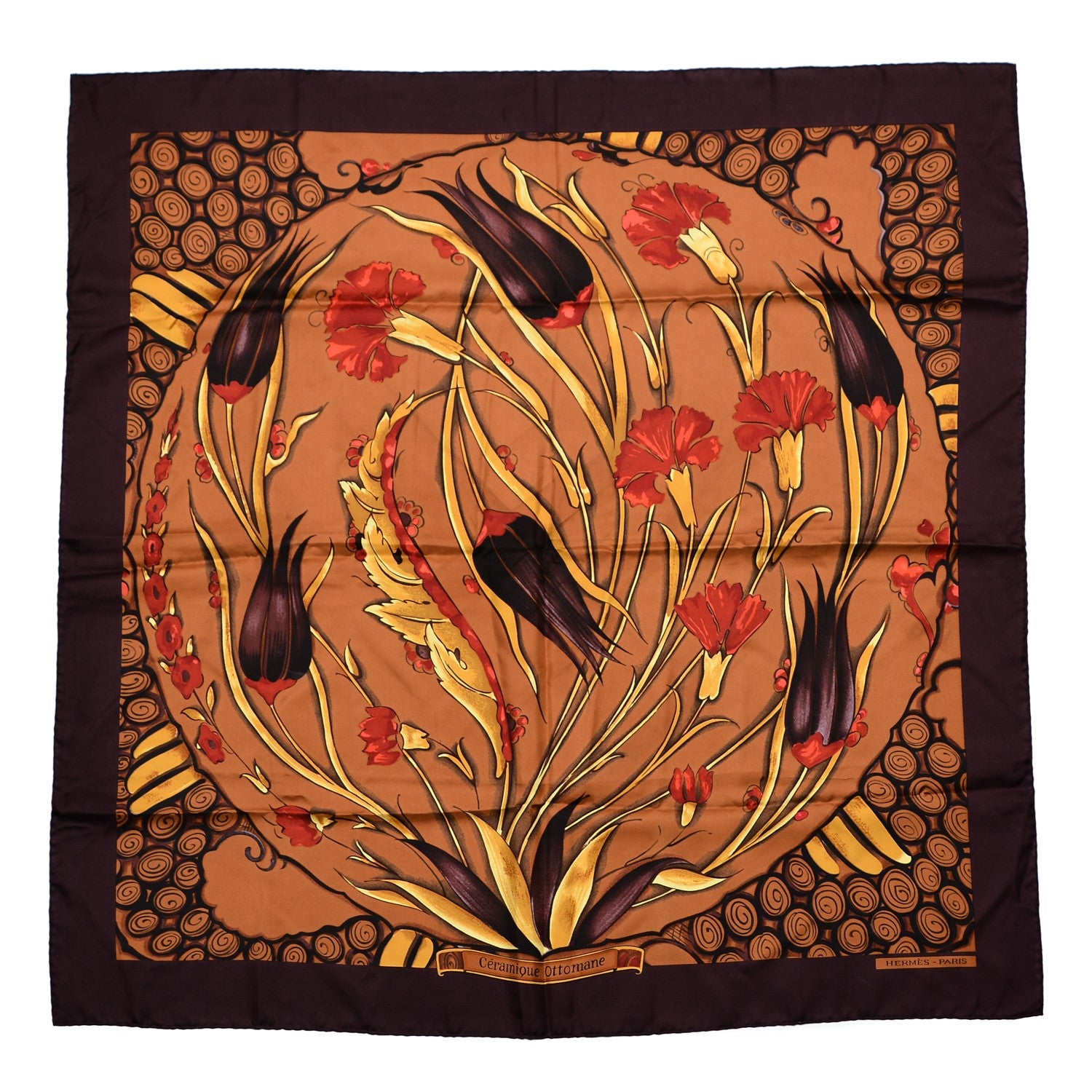 Hermes Silk Céramique Ottomane Scarf 90 1 of 5