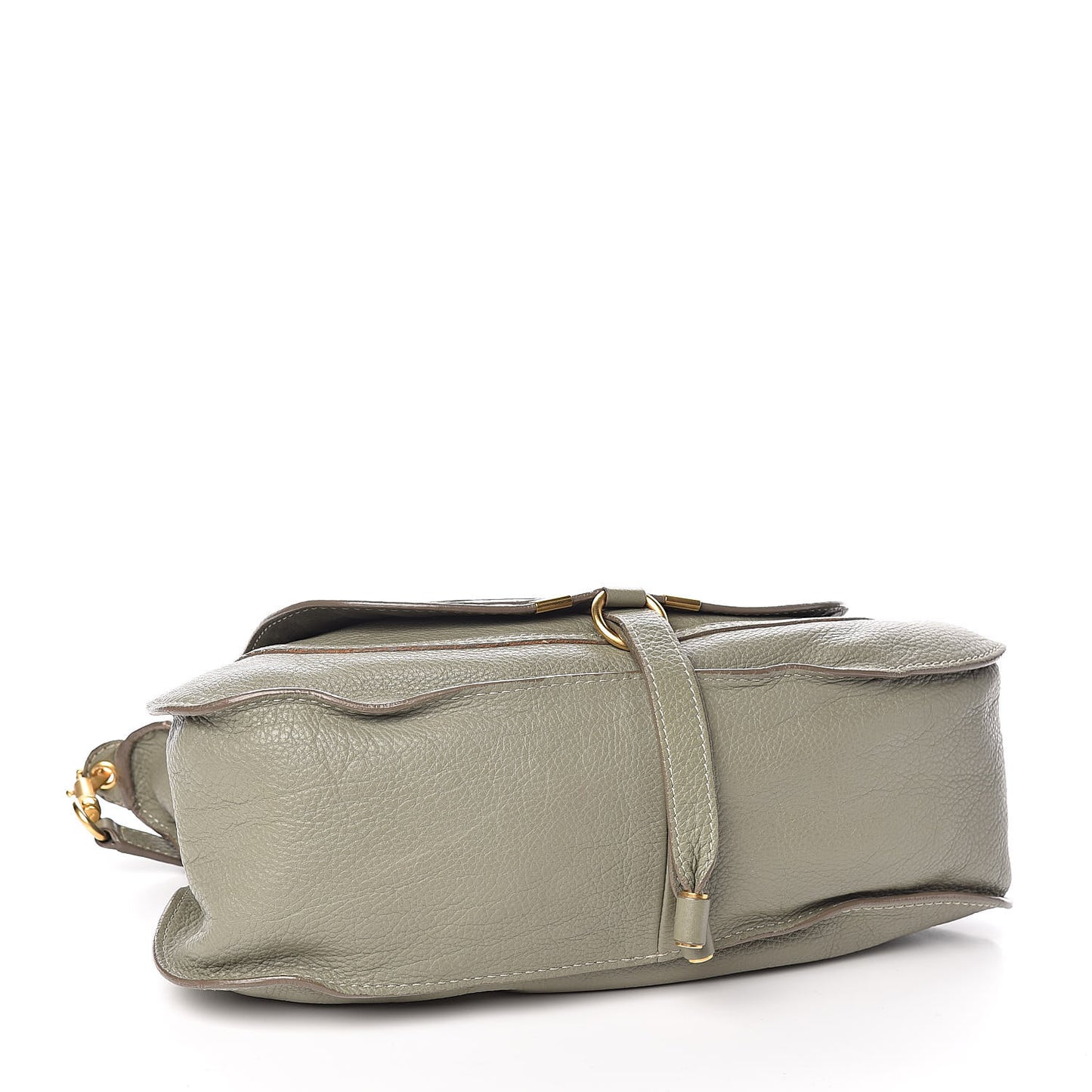 Calfskin Medium Marcie Satchel Baobab Green