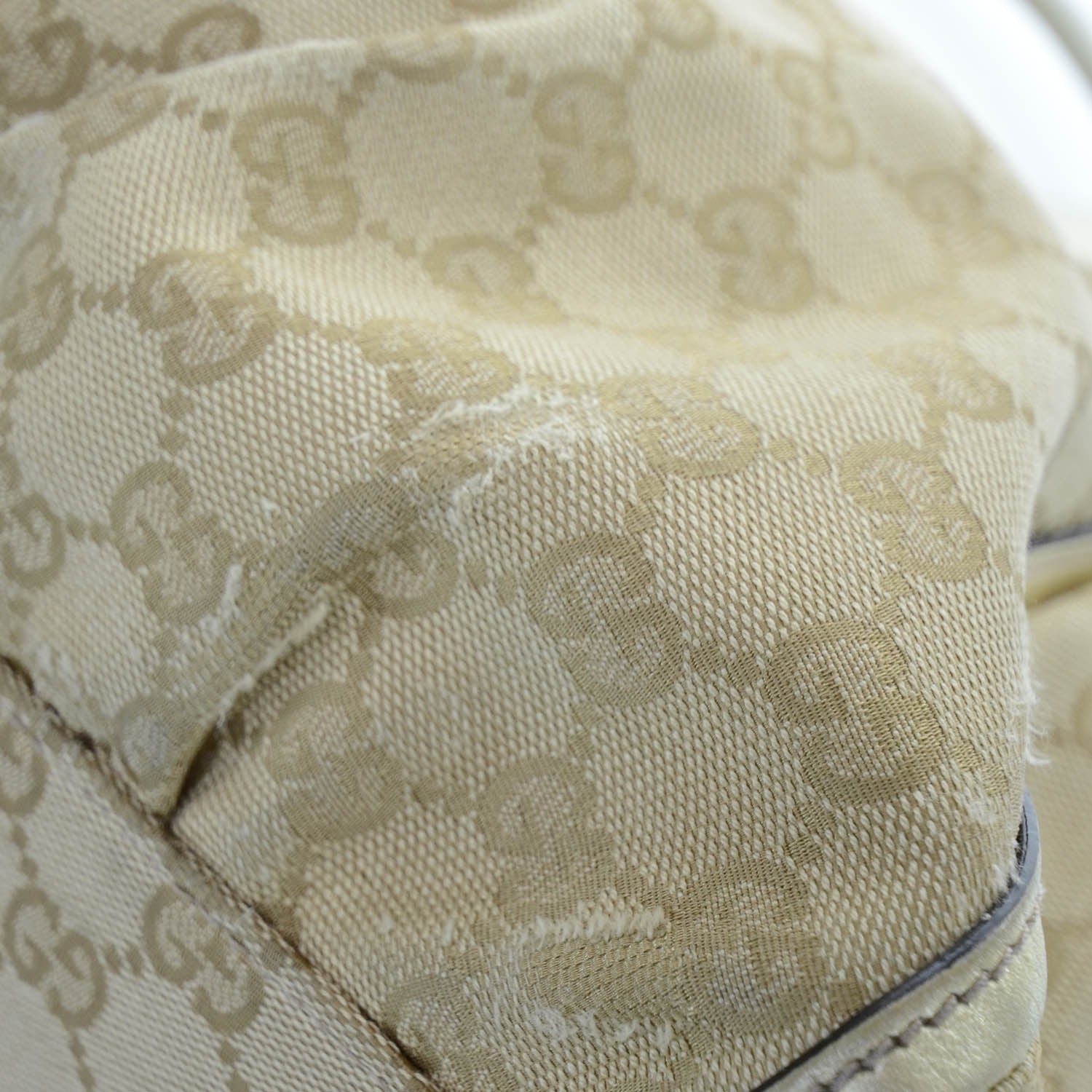 Gucci Monogram D Gold Hobo Metallic 7 of 14