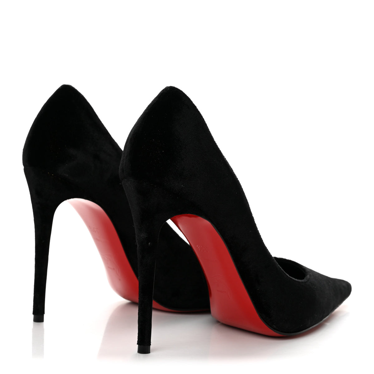 Veau Velours Kate Max 100 Pumps 38.5 Black