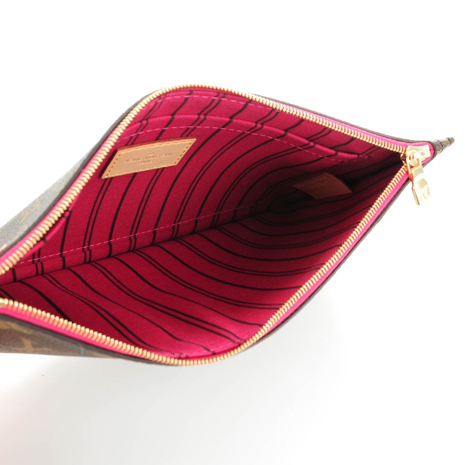 Louis Vuitton Monogram Neverfull MM GM Pochette Cherry 5 of 8