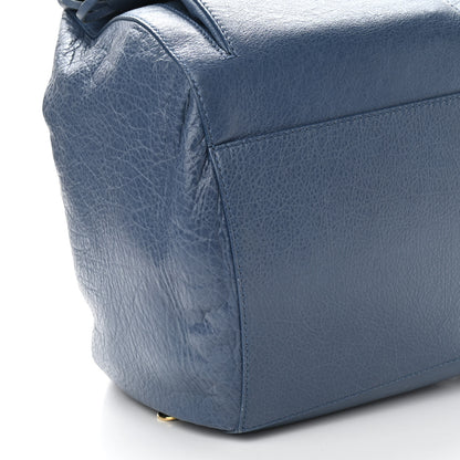 Balenciaga Agneau Giant 12 Gold Hardware Traveler Convertible Backpack Bleu Persan 6 of 11