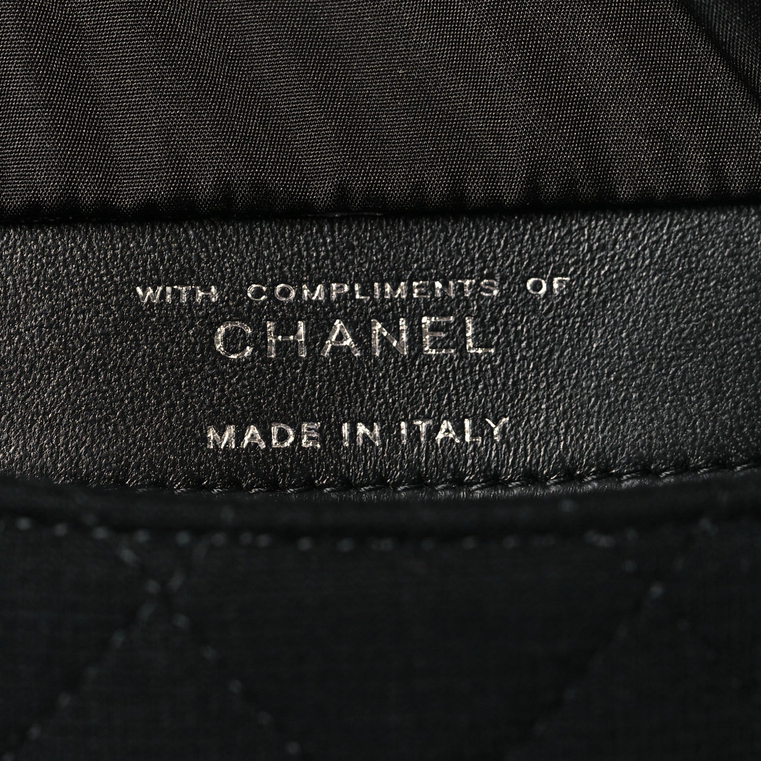 Chanel Jersey Fabric Quilted Foldable Tote With Chain Black Multicolor 9 of 14