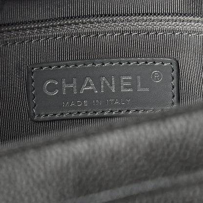 Chanel Calfskin Cerf Executive Shopper Tote Dark Grey 6 of 10