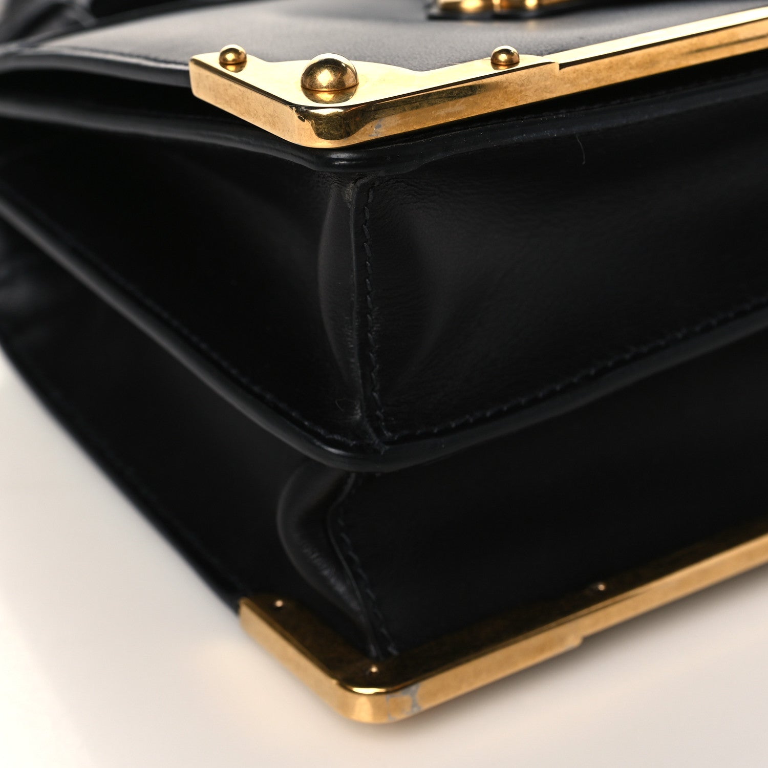 Prada City Calf Saffiano Cahier Bag Black 7 of 8