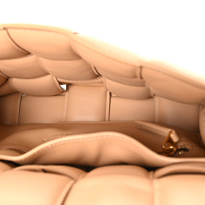 Bottega Veneta Nappa Maxi Intreccio Padded Cassette Crossbody Bag Almond 5 of 11