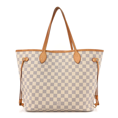 Louis Vuitton Damier Azur Neo Neverfull MM Rose Ballerine 1 of 18